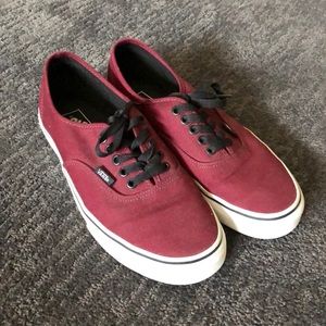 Vans Maroon Authentics